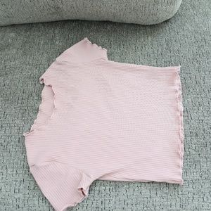 Pink Crop Top
